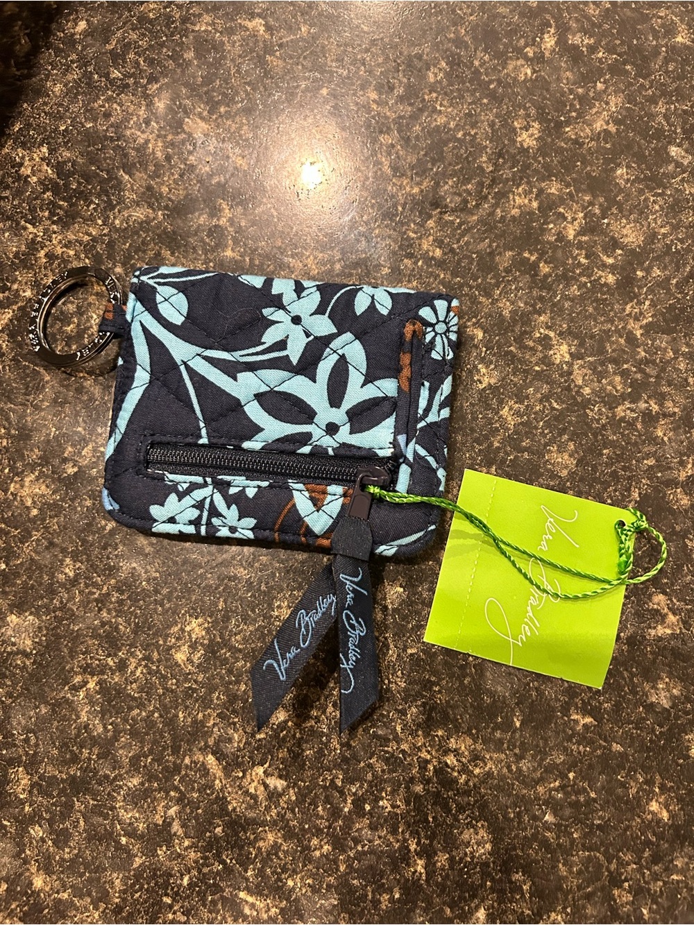 This is a Vera Bradley Campus Double ID in the Java Floral pattern NWT